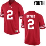 NCAA Ohio State Buckeyes Youth #2 Christian Bryant Red Nike Football College Jersey APK7545PU